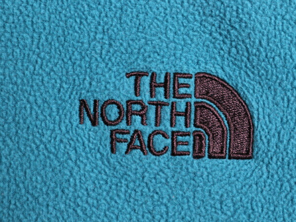 ノースフェイス 長袖 フリース Tシャツ メンズ XL / 古着 The North Face アウトドア ロンT ハーフジップ ハイネック 大きいサイズ 薄手 青
