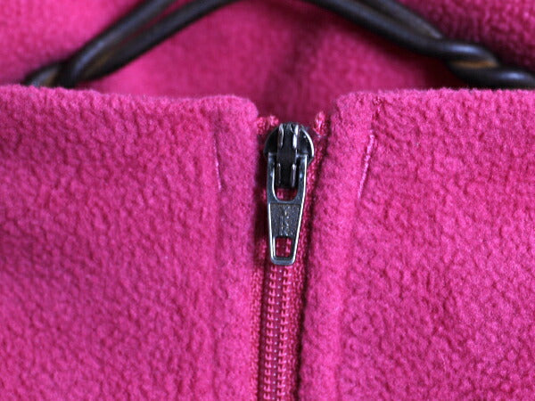 11年製 パタゴニア マイクロD ハーフジップ フリース プルオーバー レディース XS / Patagonia ロンT 長袖 Tシャツ ハイネック 薄手 ピンク