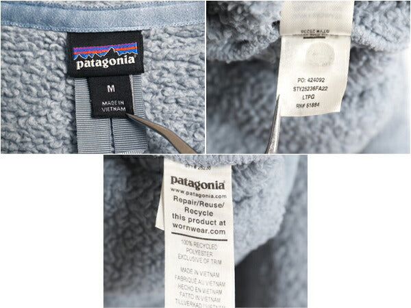 US企画 パタゴニア ロスガトス ハーフジップ レディース M / 22年製 Patagonia アウトドア フリース ジャケット プルオーバー ボア パイル
