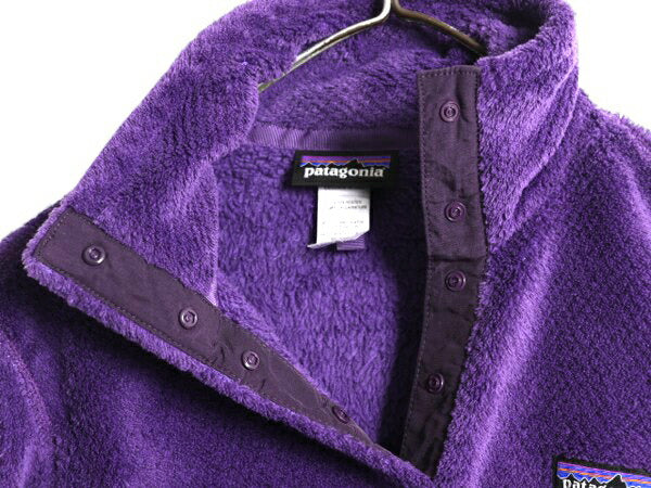 パタゴニア リツール スナップT プルオーバー ジャケット レディース S / 古着 14年製 Patagonia フリース アウトドア ブルゾン ハイネック