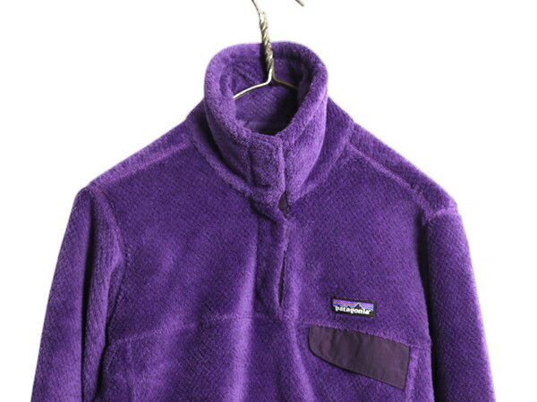 パタゴニア リツール スナップT プルオーバー ジャケット レディース S / 古着 14年製 Patagonia フリース アウトドア ブルゾン ハイネック