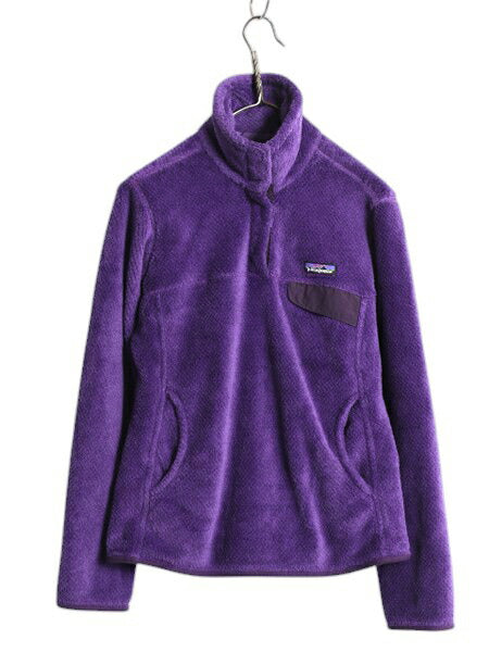 パタゴニア リツール スナップT プルオーバー ジャケット レディース S / 古着 14年製 Patagonia フリース アウトドア ブルゾン ハイネック