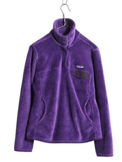 パタゴニア リツール スナップT プルオーバー ジャケット レディース S / 古着 14年製 Patagonia フリース アウトドア ブルゾン ハイネック