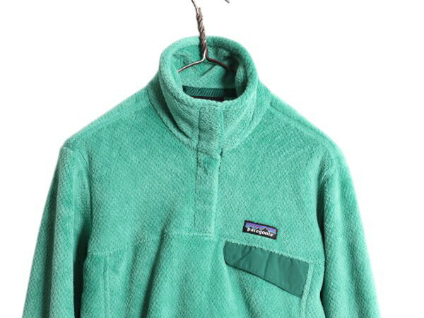 パタゴニア リツール スナップT プルオーバー ジャケット レディース M / 古着 15年製 Patagonia フリース アウトドア ブルゾン ハイネック