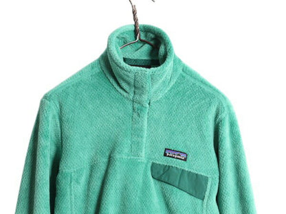 パタゴニア リツール スナップT プルオーバー ジャケット レディース M / 古着 15年製 Patagonia フリース アウトドア ブルゾン ハイネック