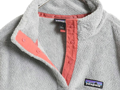 パタゴニア リツール スナップT プルオーバー ジャケット レディース L 古着 19年製 Patagonia フリース アウトドア ブルゾン ハイネック