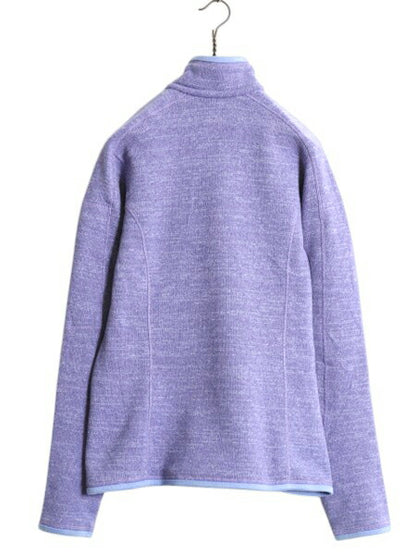 パタゴニア ベターセーター ハーフジップ レディース M 古着 13年製 Patagonia アウトドア フリース ジャケット プルオーバー ブルゾン 紫