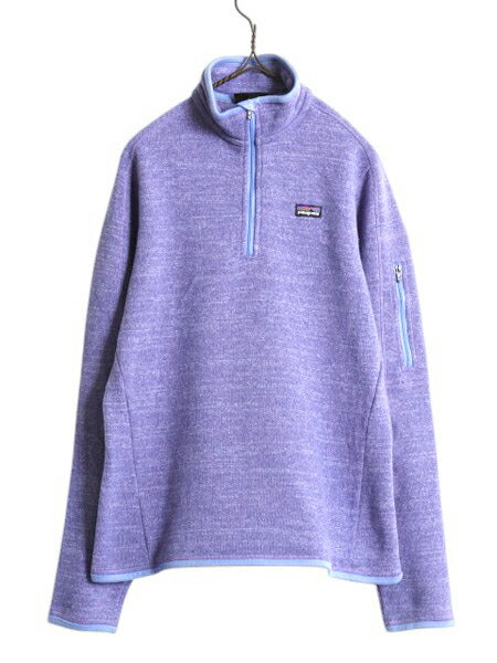パタゴニア ベターセーター ハーフジップ レディース M 古着 13年製 Patagonia アウトドア フリース ジャケット プルオーバー ブルゾン 紫