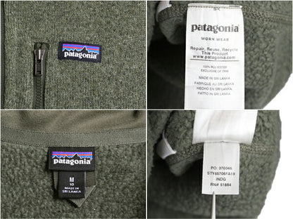 パタゴニア ベターセーター ハーフジップ ボーイズ M 140cm程 キッズ 子供 19年製 Patagonia アウトドア フリース ブルゾン ジャケット 緑