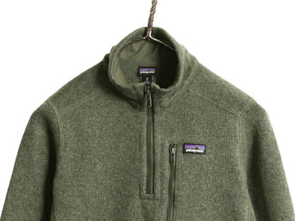 パタゴニア ベターセーター ハーフジップ ボーイズ M 140cm程 キッズ 子供 19年製 Patagonia アウトドア フリース ブルゾン ジャケット 緑