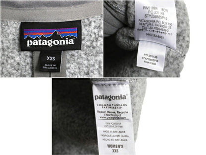 パタゴニア ベターセーター ベスト レディース XXS 16年製 Patagonia フリース セーター 前開き フルジップ アウトドア ハイネック 重ね着