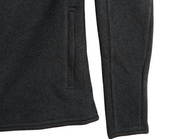 パタゴニア ベターセーター ジャケット レディース S / 22年製 Patagonia アウトドア フリース ニット フルジップ ブルゾン ハイネック 黒