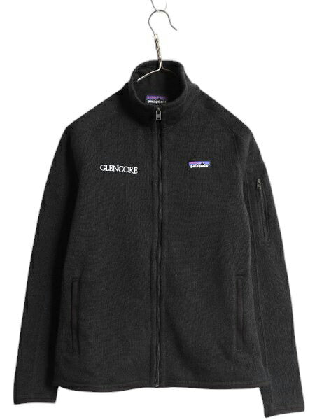 パタゴニア ベターセーター ジャケット レディース S / 22年製 Patagonia アウトドア フリース ニット フルジップ ブルゾン ハイネック 黒