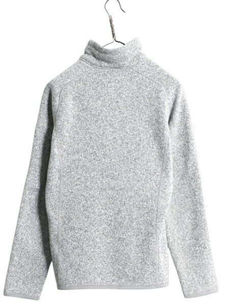 パタゴニア ベターセーター ハーフジップ レディース M 17年製 Patagonia ニット フリース ジャケット プルオーバー ジャンパー 裏起毛 灰