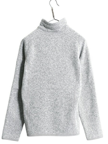 パタゴニア ベターセーター ハーフジップ レディース M 17年製 Patagonia ニット フリース ジャケット プルオーバー ジャンパー 裏起毛 灰