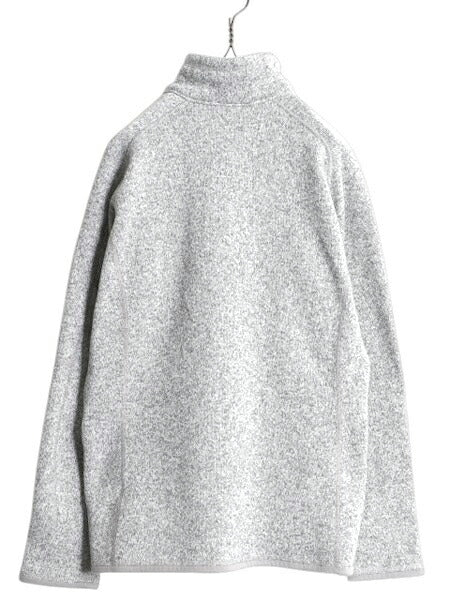 パタゴニア ベターセーター ハーフジップ レディース XL 17年製 Patagonia ニット フリース ジャケット プルオーバー ジャンパー 裏起毛 灰