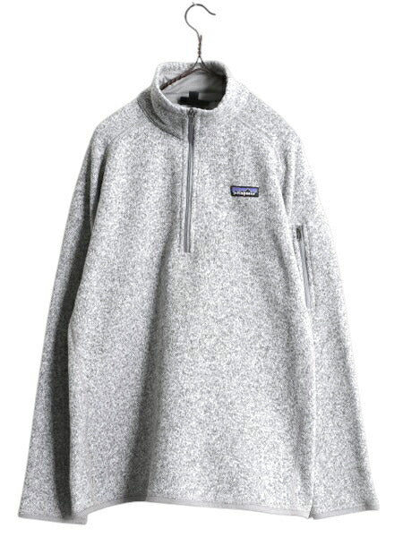 パタゴニア ベターセーター ハーフジップ レディース XL 17年製 Patagonia ニット フリース ジャケット プルオーバー ジャンパー 裏起毛 灰