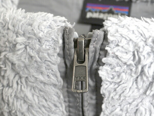 パタゴニア ロスガトス フリース ベスト レディース M / 15年製 Patagonia 毛長 パイル ボア 重ね着 フルジップ アウトドア ハイネック 灰
