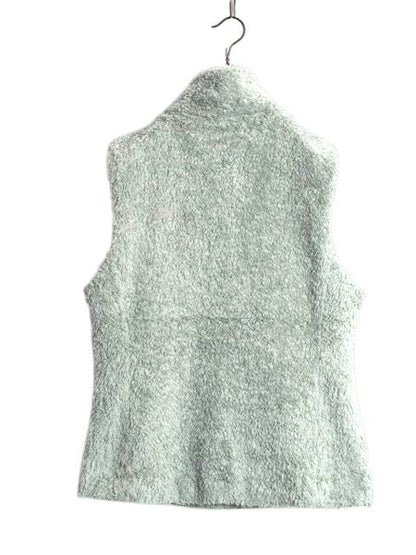 パタゴニア ロスガトス フリース ベスト レディース L / 14年製 Patagonia 毛長 パイル ボア 重ね着 フルジップ アウトドア ハイネック 緑