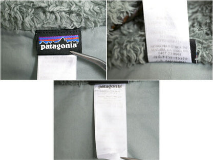 パタゴニア ロスガトス フリース ベスト レディース L / 14年製 Patagonia 毛長 パイル ボア 重ね着 フルジップ アウトドア ハイネック 緑
