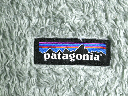 パタゴニア ロスガトス フリース ベスト レディース L / 14年製 Patagonia 毛長 パイル ボア 重ね着 フルジップ アウトドア ハイネック 緑