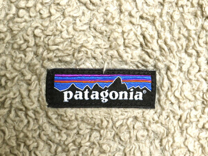 パタゴニア ロスガトス フリース ジャケット レディース XS 14年製 Patagonia アウトドア フルジップ 毛長 パイル ボア ブルゾン ベージュ