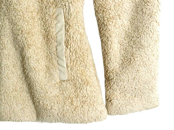 パタゴニア ロスガトス フリース ジャケット レディース XS 14年製 Patagonia アウトドア フルジップ 毛長 パイル ボア ブルゾン ベージュ
