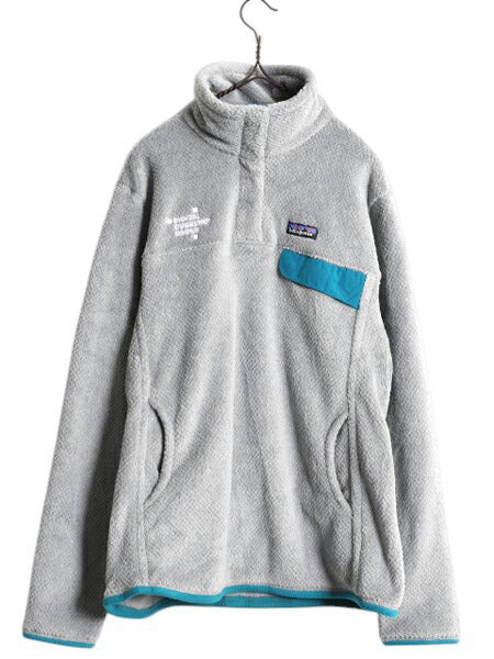 パタゴニア リツール スナップT プルオーバー ジャケット レディース L / 古着 17年製 Patagonia フリース アウトドア ブルゾン ハイネック