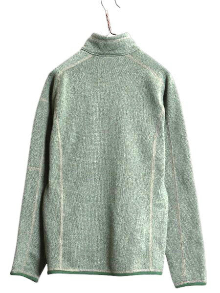 パタゴニア ベターセーター ハーフジップ レディース L 程/ 22年製 Patagonia アウトドア フリース ジャケット プルオーバー ジャンパー 緑