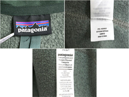 パタゴニア ベターセーター ハーフジップ レディース L 程/ 22年製 Patagonia アウトドア フリース ジャケット プルオーバー ジャンパー 緑