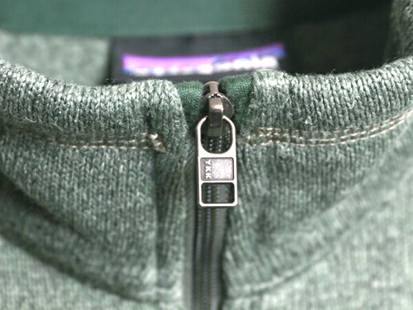 パタゴニア ベターセーター ハーフジップ レディース L 程/ 22年製 Patagonia アウトドア フリース ジャケット プルオーバー ジャンパー 緑