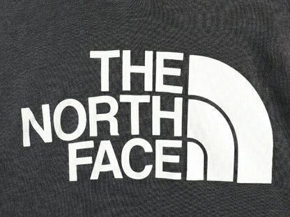 ノースフェイス プリント スウェット フード パーカー メンズ M / 古着 The North Face プルオーバー トレーナー 裏起毛 アウトドア 濃灰