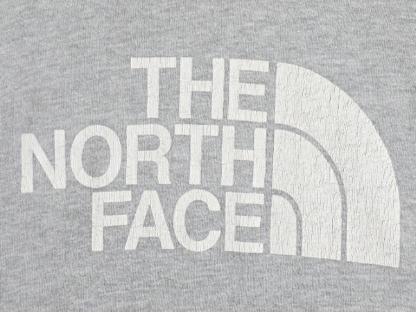 ノースフェイス プリント スウェット フード パーカー メンズ M 古着 The North Face プルオーバー 裏起毛 トレーナー アウトドア 薄手 灰