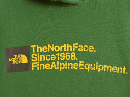 ノースフェイス プリント スウェット フード パーカー メンズ L 古着 The North Face プルオーバー トレーナー アウトドア ヘビーウェイト