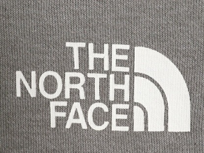 ノースフェイス 両面 プリント スウェット フード パーカー メンズ M 古着 The North Face プルオーバー 裏起毛 トレーナー アウトドア 灰