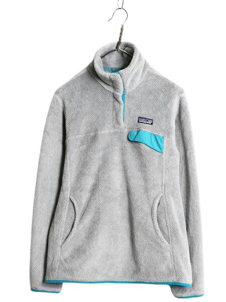 14年製 パタゴニア リツール スナップT プルオーバー ジャケット レディース M 古着 Patagonia フリース アウトドア ブルゾン ハイネック