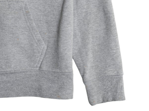 US企画 ノースフェイス プリント スウェット フード パーカー レディース L / The North Face プルオーバー 裏起毛 トレーナー ツートン 灰