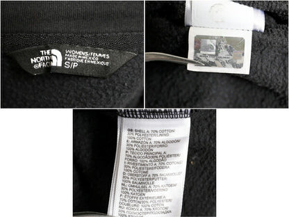 ノースフェイス プリント スウェット フード パーカー メンズ S 古着 The North Face プルオーバー トレーナー 裏起毛 アウトドア ツートン