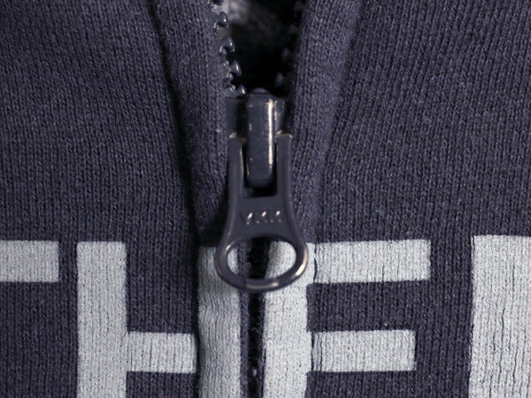 ノースフェイス フルジップ プリント スウェット フード パーカー メンズ L / 古着 The North Face アウトドア トレーナー 裏起毛 ツートン