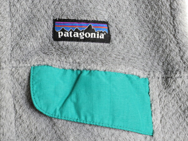 15年製 パタゴニア リツール ベスト レディース S / 古着 Patagonia フルジップ フリース 重ね着 前開き ハイネック スナップT アウトドア