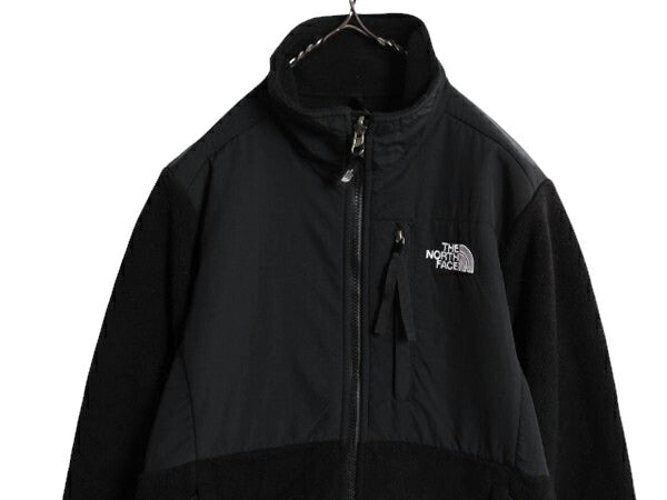 ノースフェイス デナリ ジャケット レディース S / The North Face DENALI 黒 アウトドア フリース ナイロン ブルゾン フルジップ ブラック