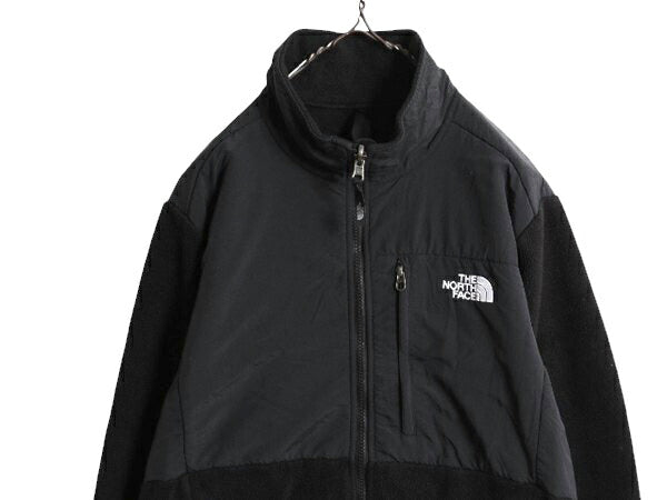 ノースフェイス デナリ ジャケット レディース L 古着 The North Face DENALI アウトドア フリース ナイロン ブルゾン ブラック フルジップ