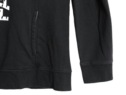 ノースフェイス プリント スウェット フード パーカー レディース XL 古着 大きいサイズ The North Face アウトドア プルオーバー ブラック