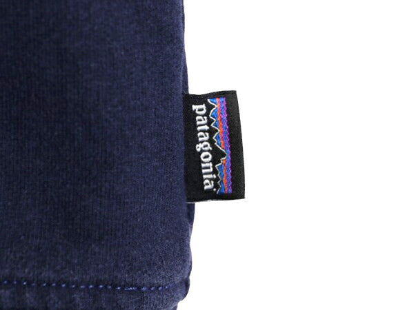 19年製 パタゴニア プリント スウェット フード パーカー メンズ L / Patagonia トレーナー プルオーバー ストレッチ アウトドア 裏起毛 紺