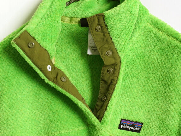 13年製 パタゴニア リツール スナップT プルオーバー ジャケット レディース M 古着 Patagonia フリース アウトドア ブルゾン ハイネック
