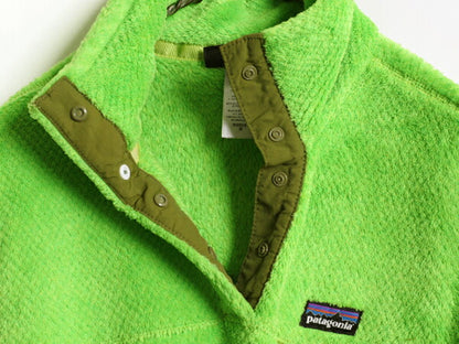 13年製 パタゴニア リツール スナップT プルオーバー ジャケット レディース M 古着 Patagonia フリース アウトドア ブルゾン ハイネック