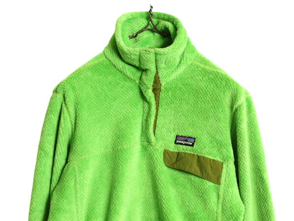 13年製 パタゴニア リツール スナップT プルオーバー ジャケット レディース M 古着 Patagonia フリース アウトドア ブルゾン ハイネック