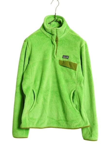 13年製 パタゴニア リツール スナップT プルオーバー ジャケット レディース M 古着 Patagonia フリース アウトドア ブルゾン ハイネック