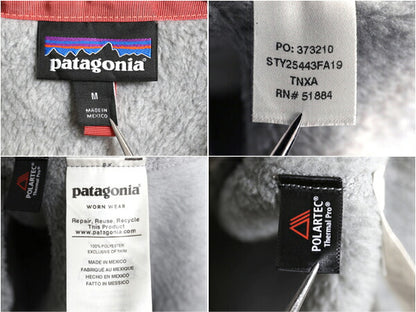 19年製 パタゴニア リツール スナップT プルオーバー ジャケット レディース М 古着 Patagonia フリース アウトドア ブルゾン ハイネック