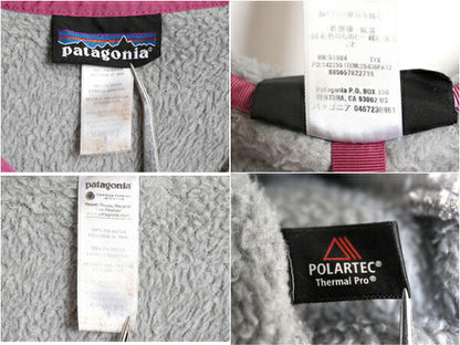 12年製 パタゴニア リツール スナップT フーディ ジャケット レディース S 古着 Patagonia フリース ジャンパー フード アウトドア グレー